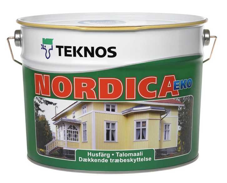 [100252] Talomaali Nordica Eko 1 L Base A valkoinen