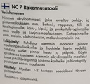 NICOLOR NC 7 2,7L Rakennusmaali
