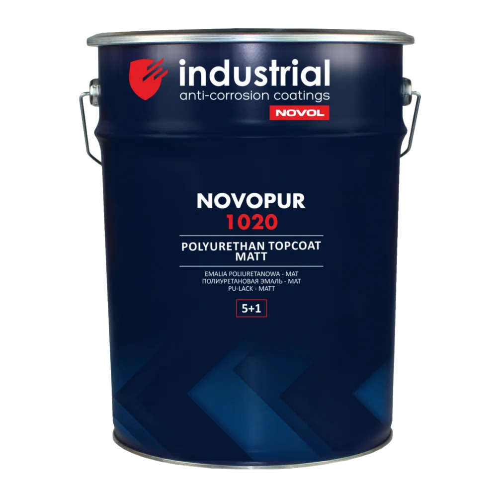 NOVOPUR sekoitettu Polyuretaanimaali 5L 1020 + Kovete ja ohenne (1,25L)