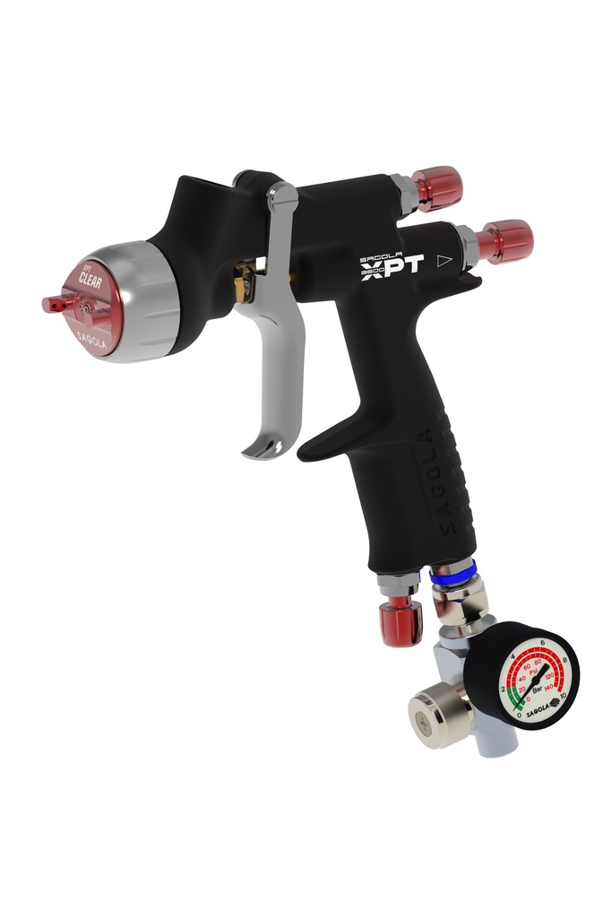 Sagola 3600 XPT Gravity Gun + RC2 paineensäädin/mittari