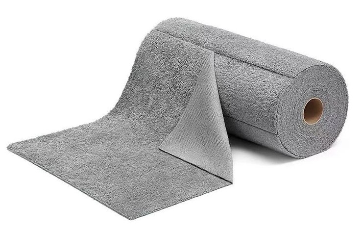 FANTASTI CLEAN TEAR-AWAY Mikrokuituliinarulla, harmaa 75kpl 30 x 30cm