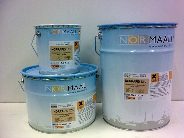 Norrapid 12 - 10L, Alkydipintamaali kiiltävä - Image 2