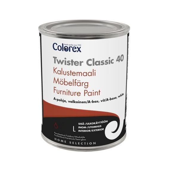 Kalustemaali Colorex Twister Classic 40 0,45L