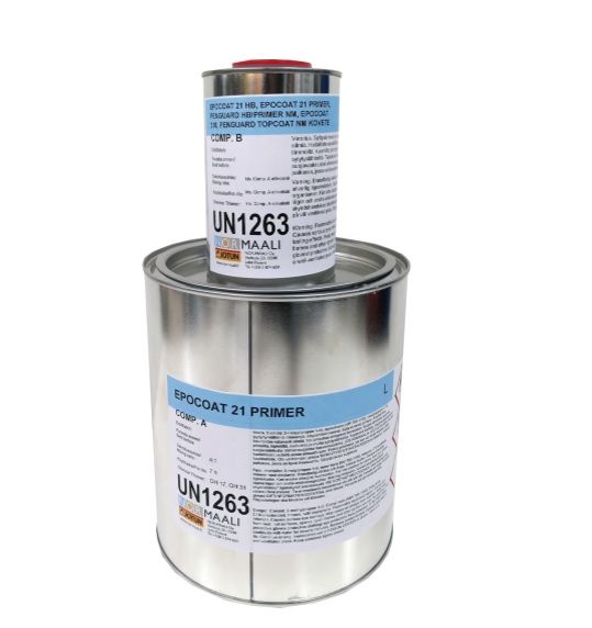 Epocoat 21 Primer Harmaa 1L tai 2,5L sisältäen kovetteen