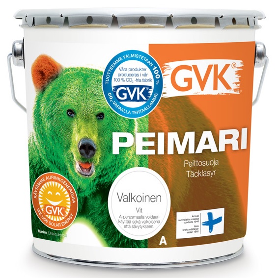 GVK PEIMARI Peittosuojamaali 9L punainen