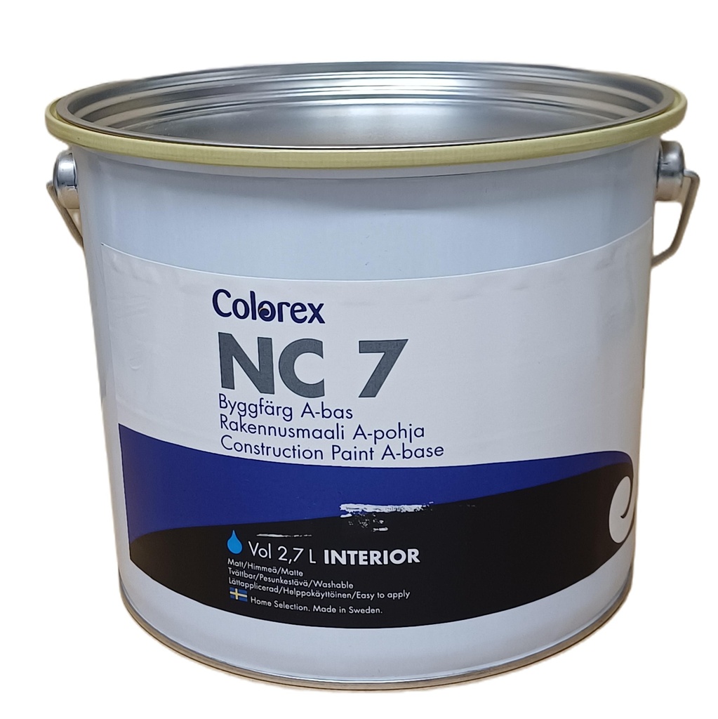 COLOREX NC 7 2,7L Rakennusmaali A-pohja valkoinen