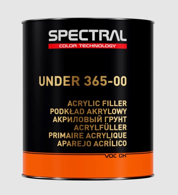 Novol Spectral Under 365-00 P5 Tummanharmaa 2,8L filleri