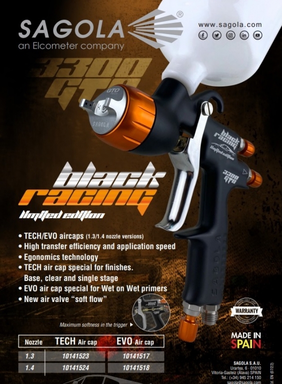 Sagola 3300 GTO TECH Black Racing