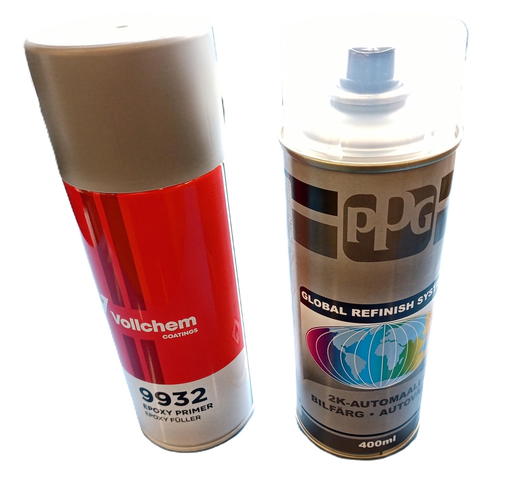 Spraypaketti Epoksipohjamaali + suorakiiltoinen akrylipintamaali
