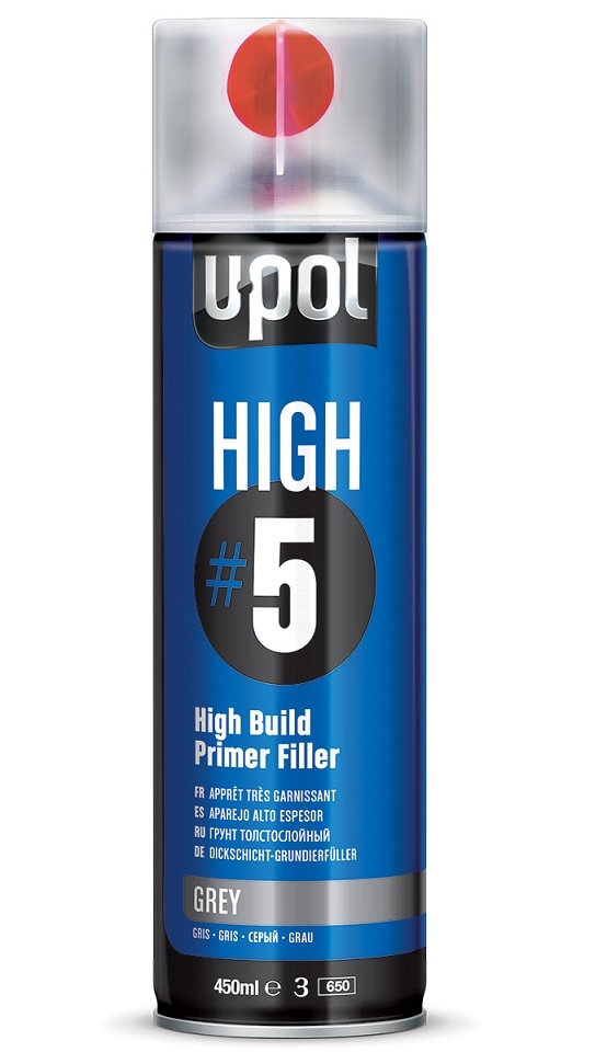 Hiontaväri Primer U-Pol High #5  Spray 450ml