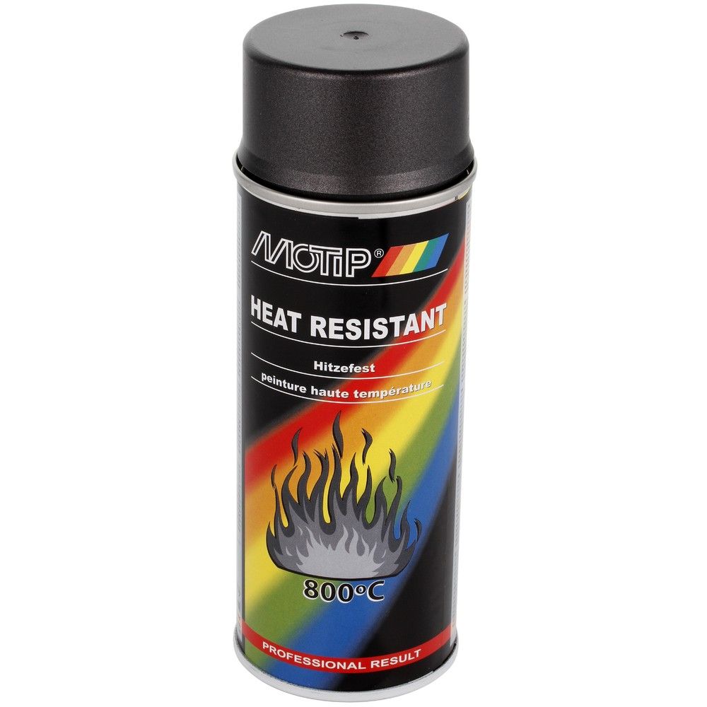 [101254] Motip Kuumakesto Spray Musta 800 °C  400 ml