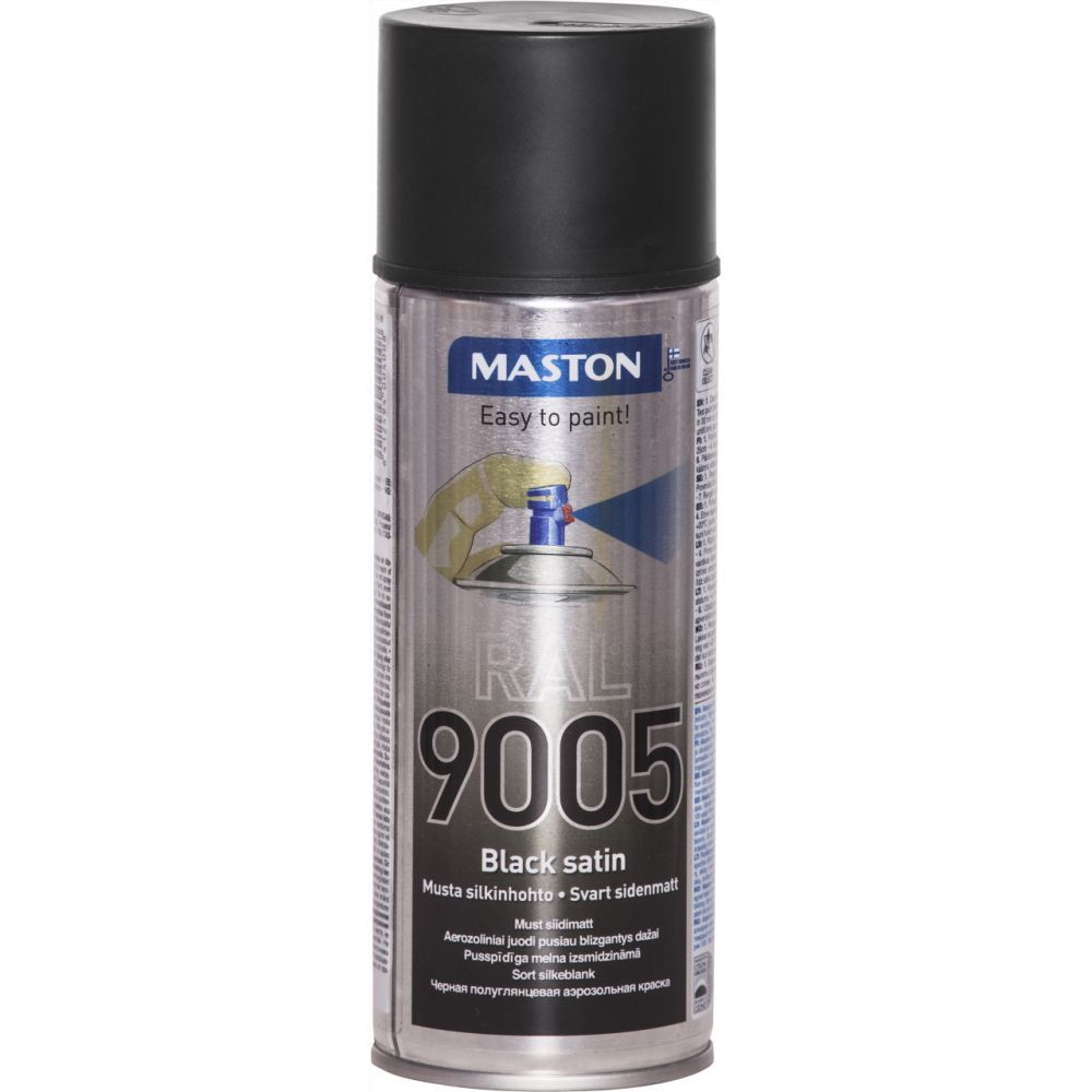 [101458] Maston Silkinhohto Musta Spray 400 ml