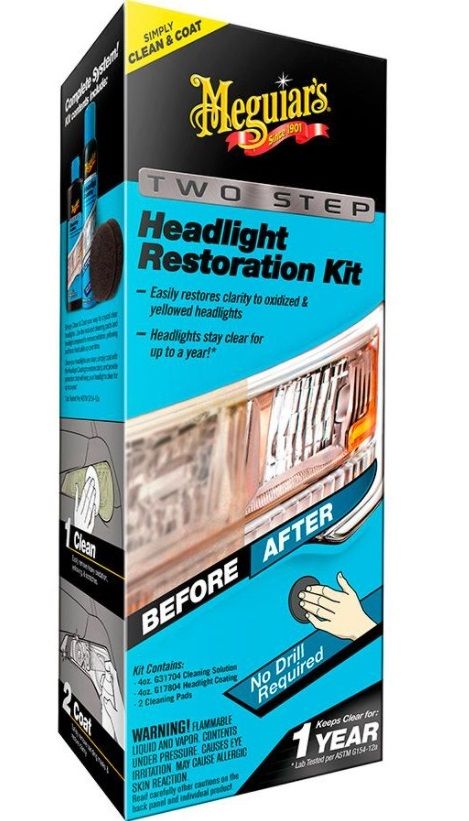 [101515] Meguiar's Two Step Headlight Restoration Kit