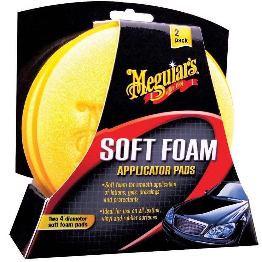 [101521] Meguiar's Soft Foam Applicator pads 2kpl pkt