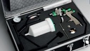 STARCHEM LVLP Ruiskusetti 1,3mm ja 1,8mm suuttimet + teline + säädin + erotin
