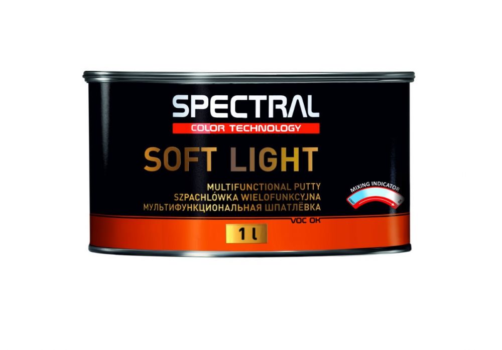 [101772] Novol Spectral Soft Light Väri Reaktiivinen Polyesterikitti 1 L