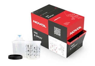 Novol PPS1.0 190 mc Kertakäyttö kupit ruiskuun 600 ml 50 kpl Ltk